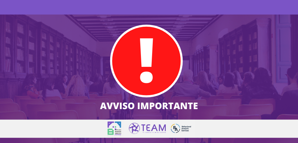 Sospeso appuntamento formativo 